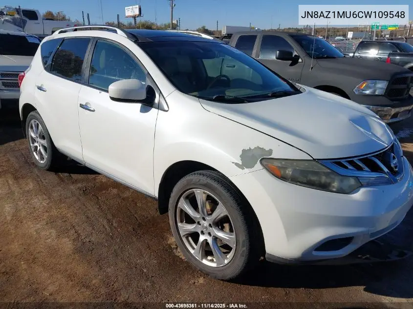 JN8AZ1MU6CW109548 2012 Nissan Murano Le