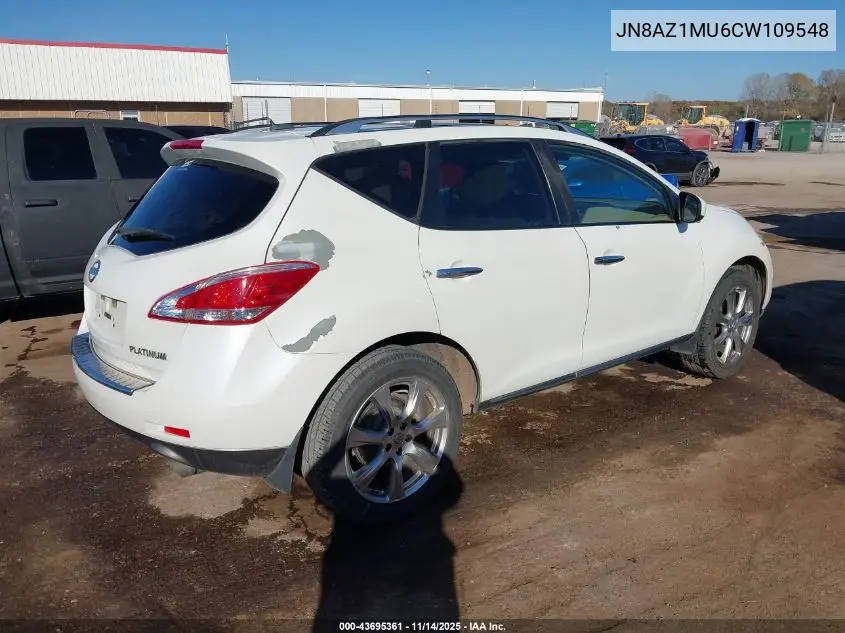 JN8AZ1MU6CW109548 2012 Nissan Murano Le