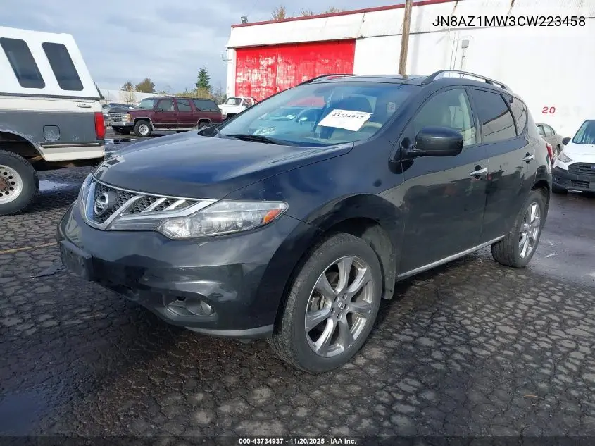 JN8AZ1MW3CW223458 2012 Nissan Murano Le