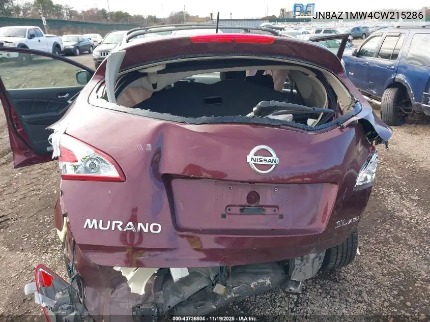JN8AZ1MW4CW215286 2012 Nissan Murano Sl