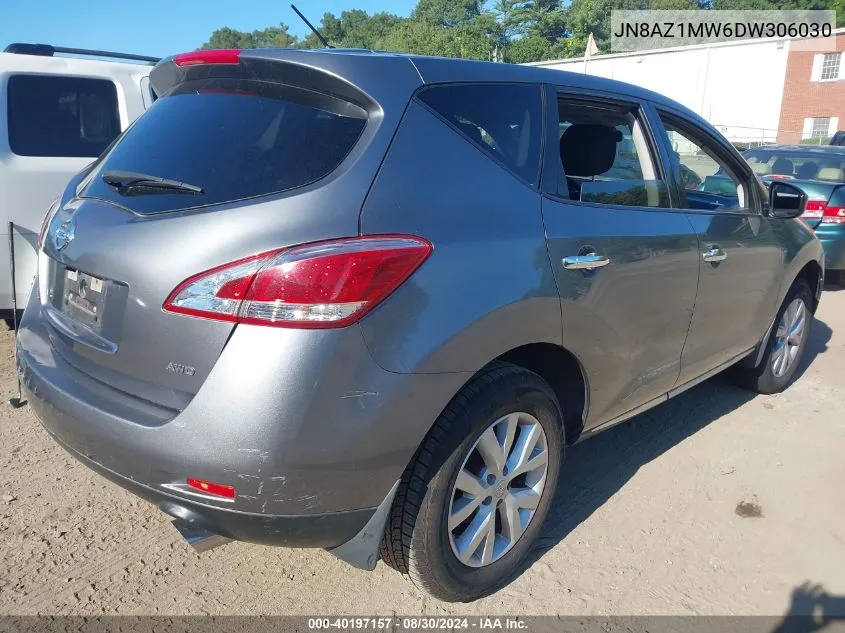 2013 Nissan Murano S VIN: JN8AZ1MW6DW306030 Lot: 40197157