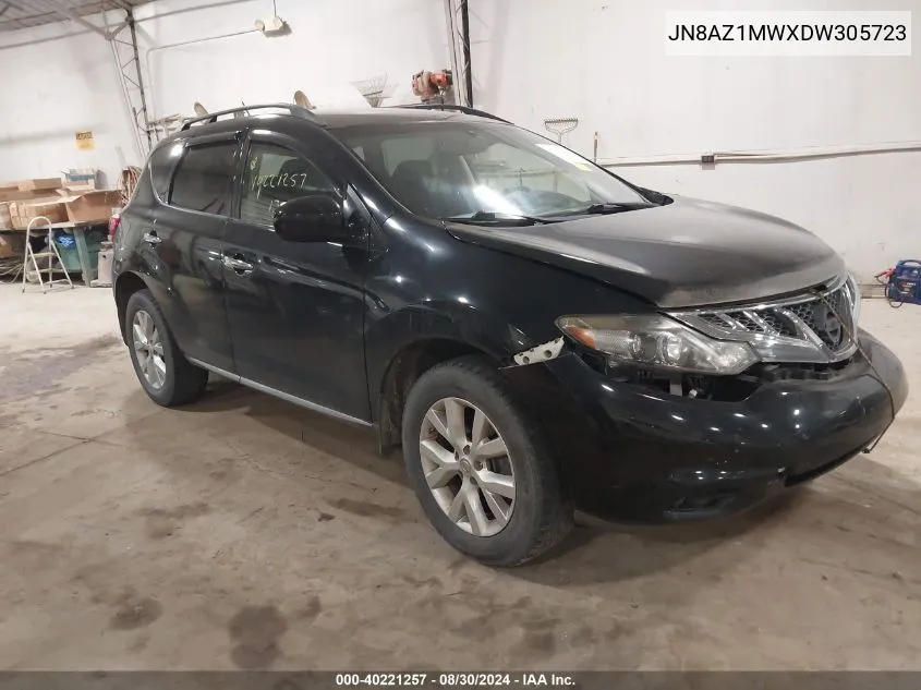 JN8AZ1MWXDW305723 2013 Nissan Murano Sv