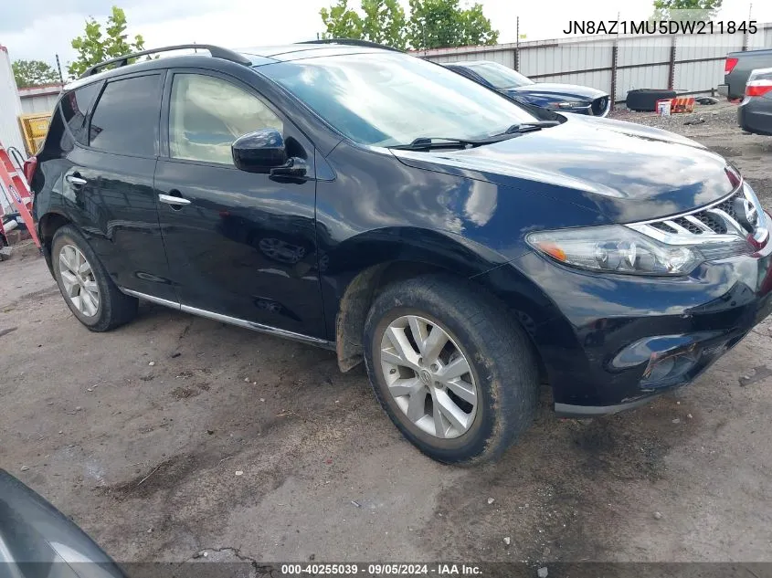 JN8AZ1MU5DW211845 2013 Nissan Murano Sl