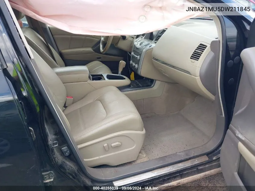 JN8AZ1MU5DW211845 2013 Nissan Murano Sl