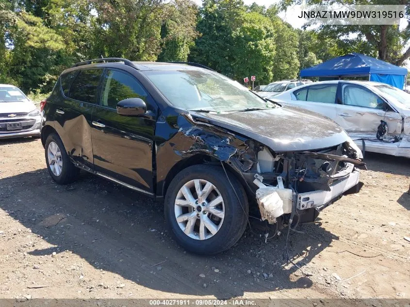 JN8AZ1MW9DW319516 2013 Nissan Murano Sl