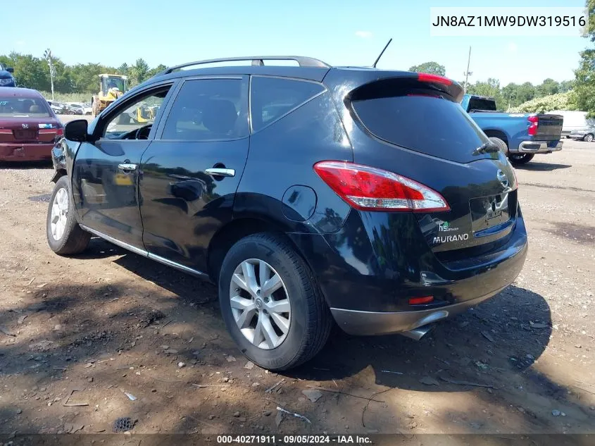 JN8AZ1MW9DW319516 2013 Nissan Murano Sl