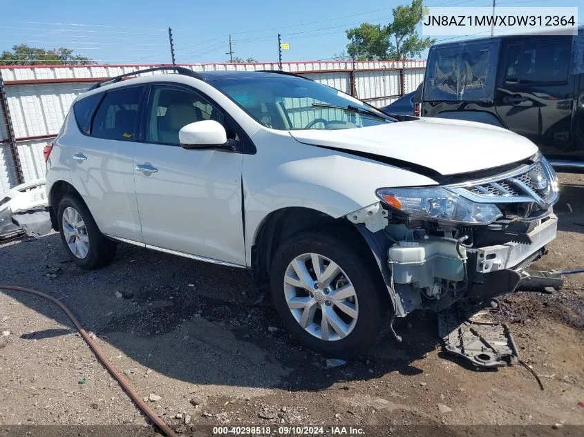 JN8AZ1MWXDW312364 2013 Nissan Murano Sl