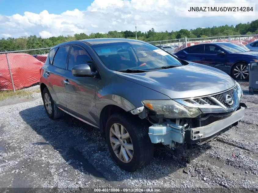 2013 Nissan Murano S VIN: JN8AZ1MU6DW214284 Lot: 40318886