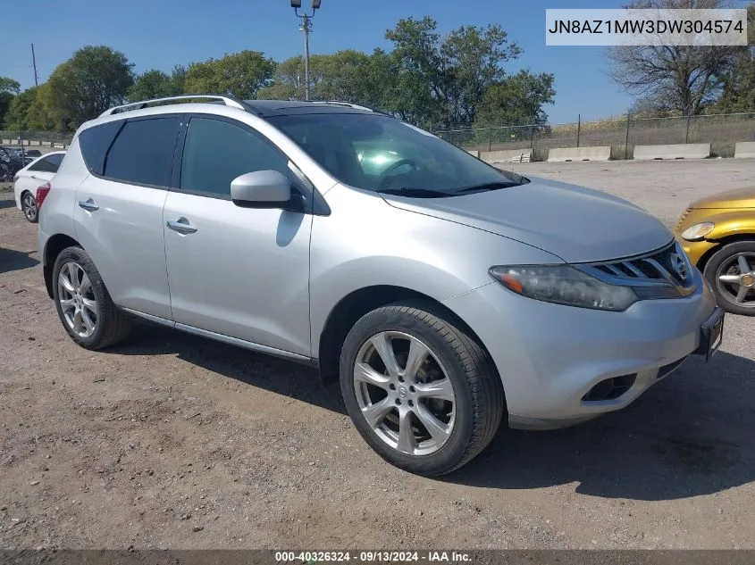 2013 Nissan Murano Le VIN: JN8AZ1MW3DW304574 Lot: 40326324