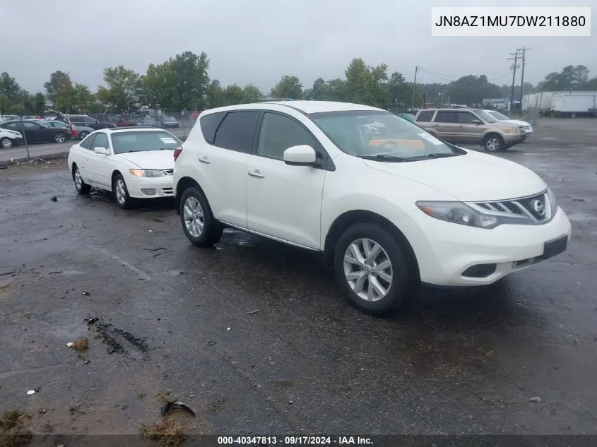 2013 Nissan Murano S VIN: JN8AZ1MU7DW211880 Lot: 40347813