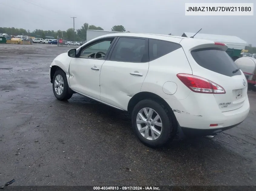 JN8AZ1MU7DW211880 2013 Nissan Murano S