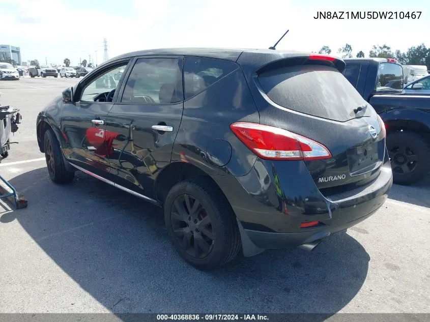 JN8AZ1MU5DW210467 2013 Nissan Murano S