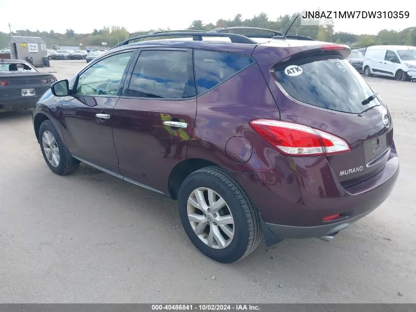 JN8AZ1MW7DW310359 2013 Nissan Murano Sl