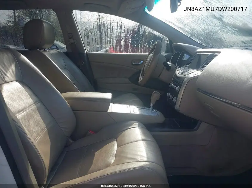 JN8AZ1MU7DW200717 2013 Nissan Murano Sl