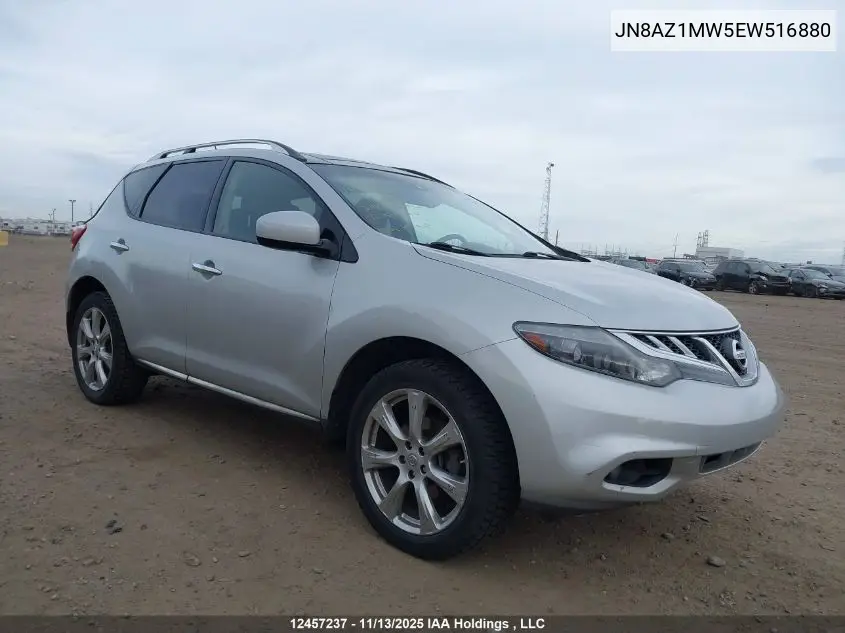 JN8AZ1MW5EW516880 2014 Nissan Murano S/Sl/Sv/Le