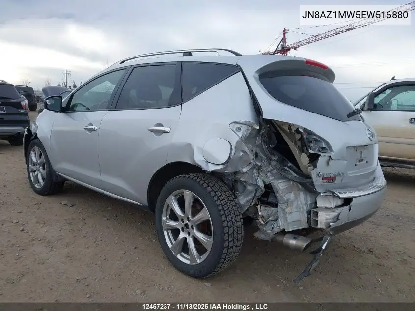 JN8AZ1MW5EW516880 2014 Nissan Murano S/Sl/Sv/Le