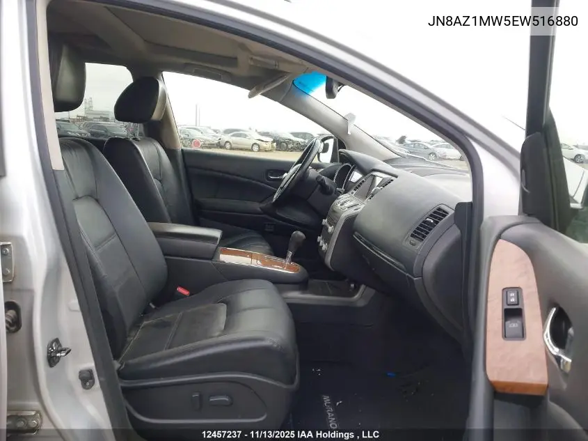 JN8AZ1MW5EW516880 2014 Nissan Murano S/Sl/Sv/Le