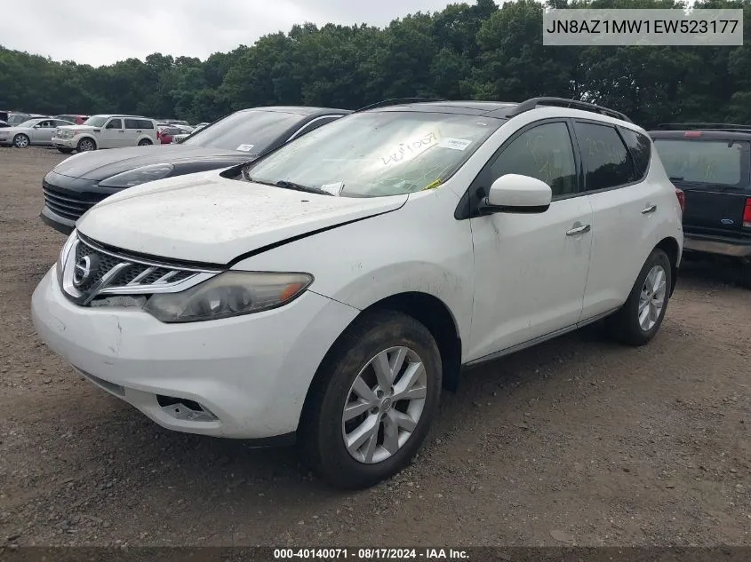 JN8AZ1MW1EW523177 2014 Nissan Murano Sl