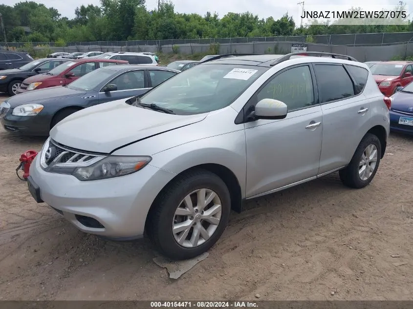 2014 Nissan Murano Sl VIN: JN8AZ1MW2EW527075 Lot: 40154471