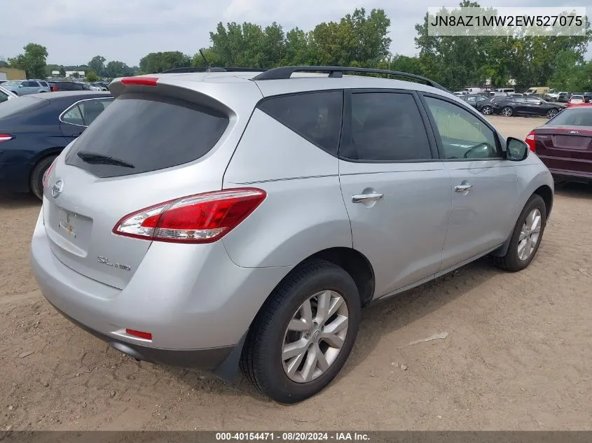 JN8AZ1MW2EW527075 2014 Nissan Murano Sl