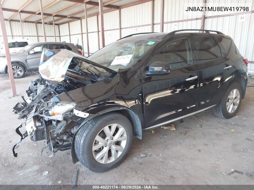 JN8AZ1MU8EW419798 2014 Nissan Murano Sl