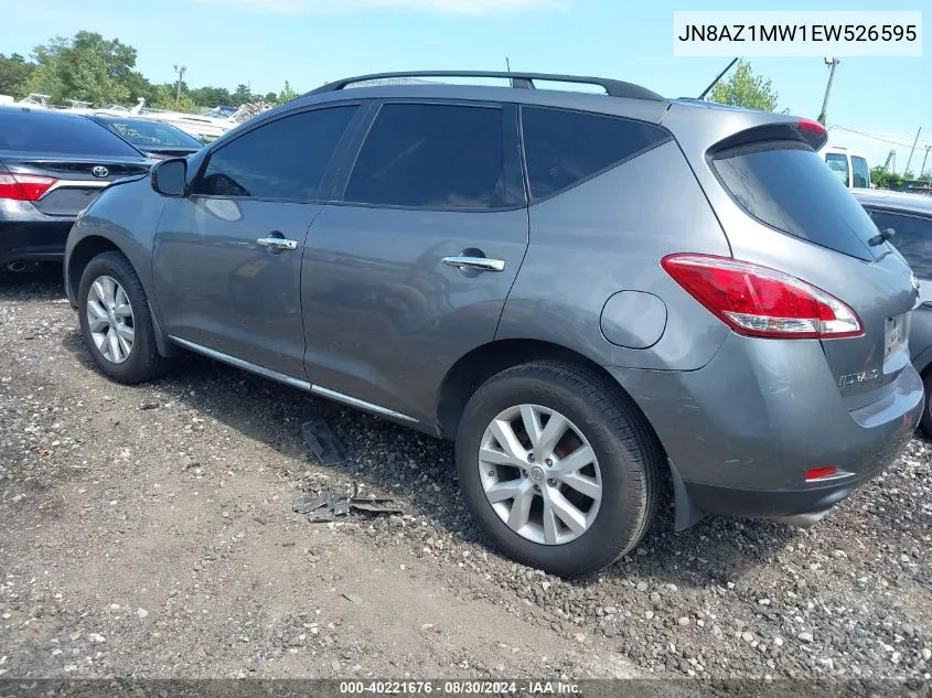 2014 Nissan Murano Sv VIN: JN8AZ1MW1EW526595 Lot: 40221676