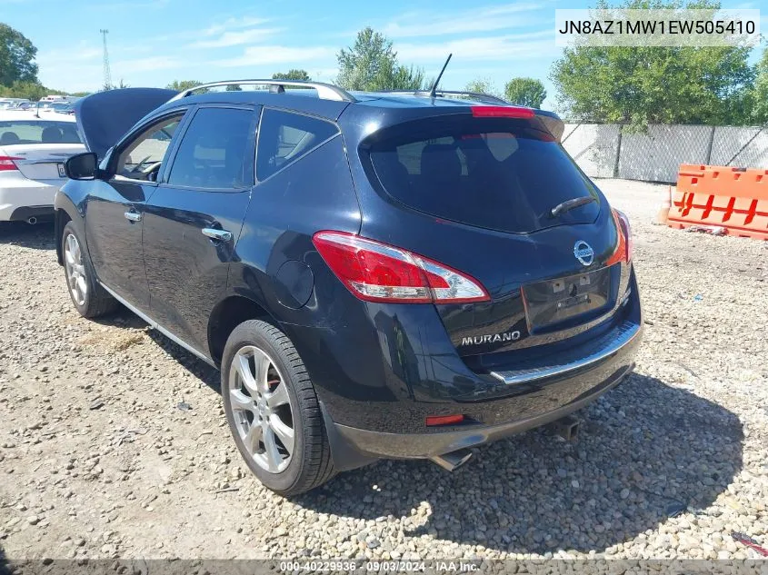 2014 Nissan Murano Le/S/Sl/Sv VIN: JN8AZ1MW1EW505410 Lot: 40229936