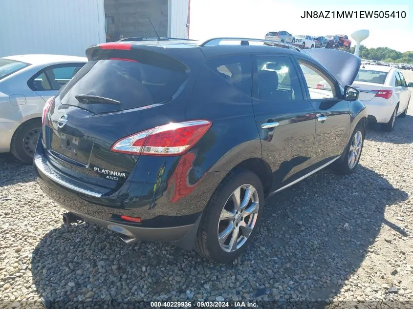 JN8AZ1MW1EW505410 2014 Nissan Murano Le/S/Sl/Sv