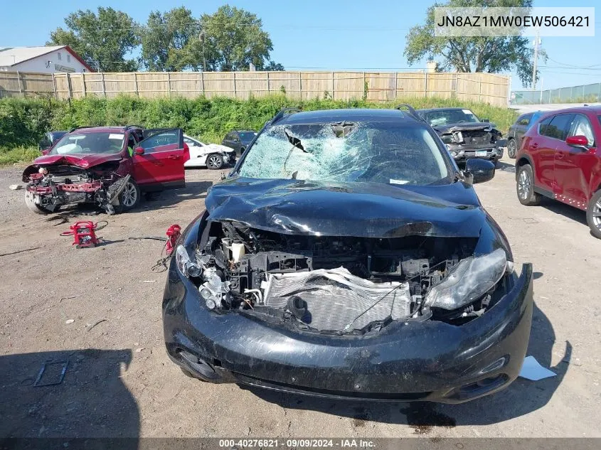 2014 Nissan Murano Le VIN: JN8AZ1MW0EW506421 Lot: 40276821