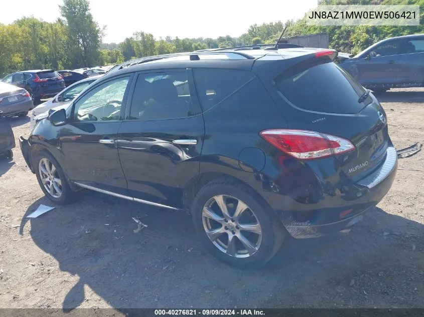 JN8AZ1MW0EW506421 2014 Nissan Murano Le