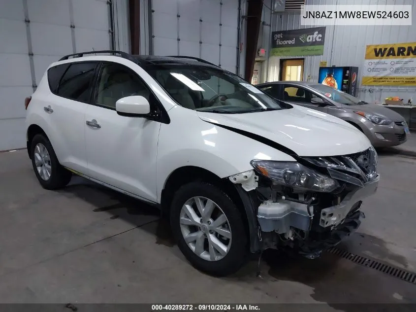 JN8AZ1MW8EW524603 2014 Nissan Murano S/Sl/Sv/Le