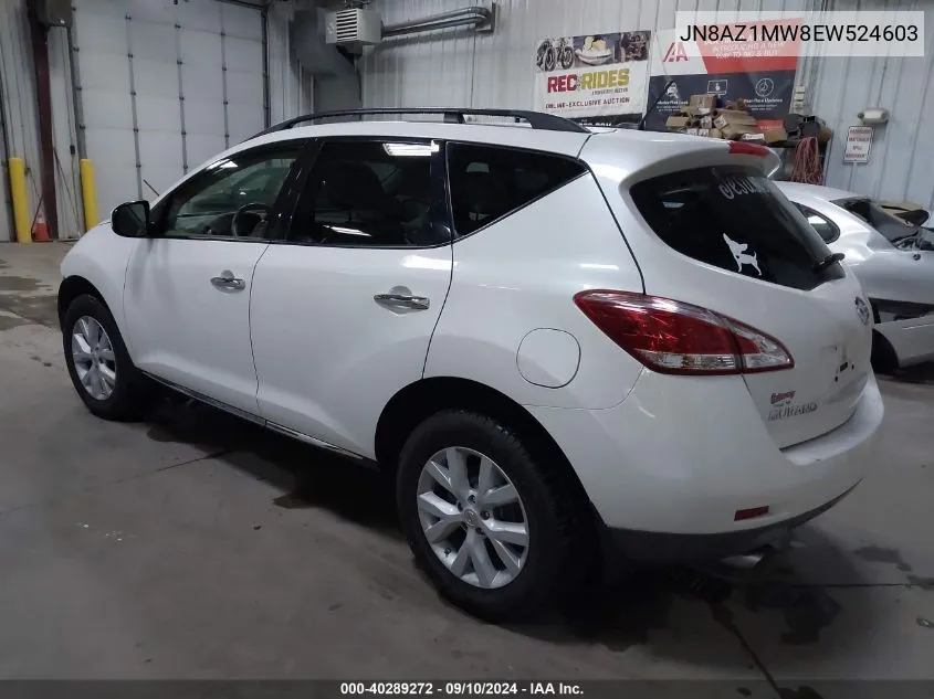 JN8AZ1MW8EW524603 2014 Nissan Murano S/Sl/Sv/Le