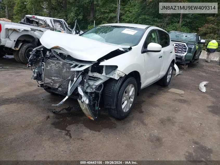 JN8AZ1MU9EW409314 2014 Nissan Murano Le/S/Sl/Sv