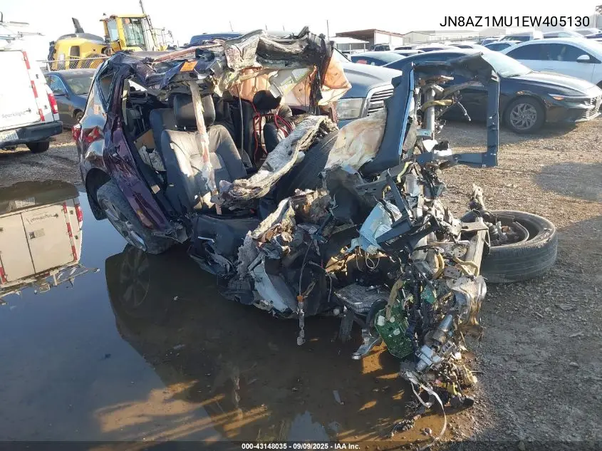 JN8AZ1MU1EW405130 2014 Nissan Murano Le