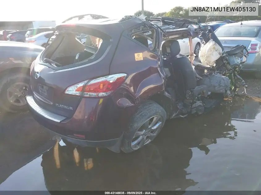 JN8AZ1MU1EW405130 2014 Nissan Murano Le