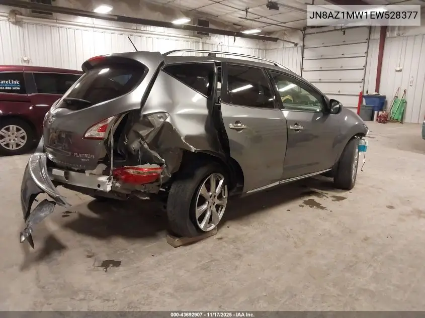 JN8AZ1MW1EW528377 2014 Nissan Murano Le