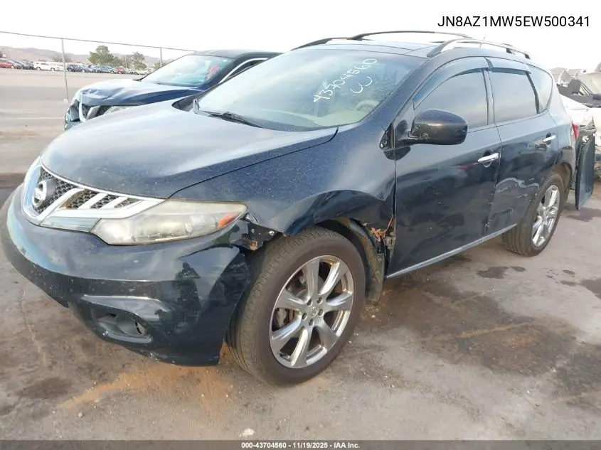 JN8AZ1MW5EW500341 2014 Nissan Murano Le
