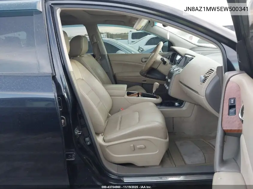 JN8AZ1MW5EW500341 2014 Nissan Murano Le