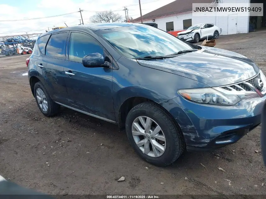 JN8AZ1MW9EW519409 2014 Nissan Murano S