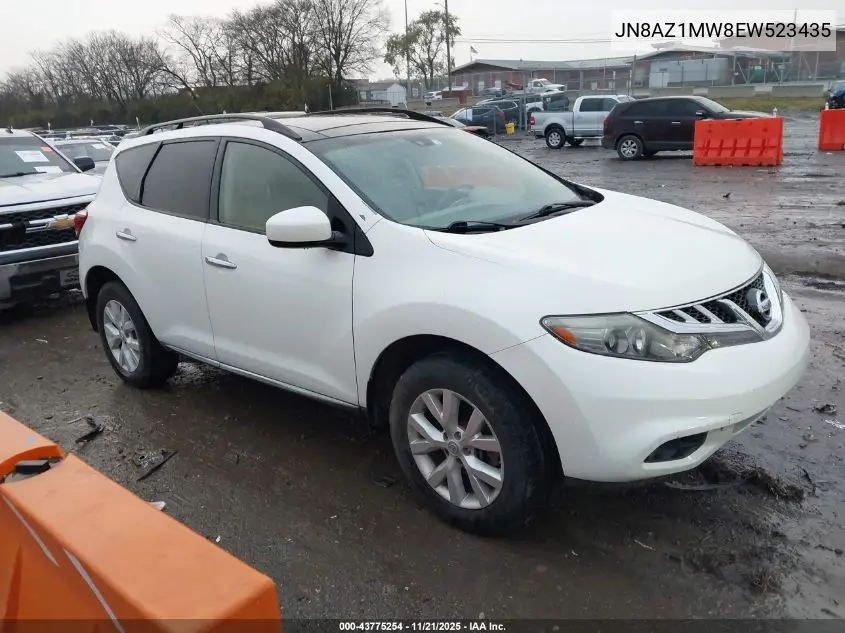 JN8AZ1MW8EW523435 2014 Nissan Murano Sl