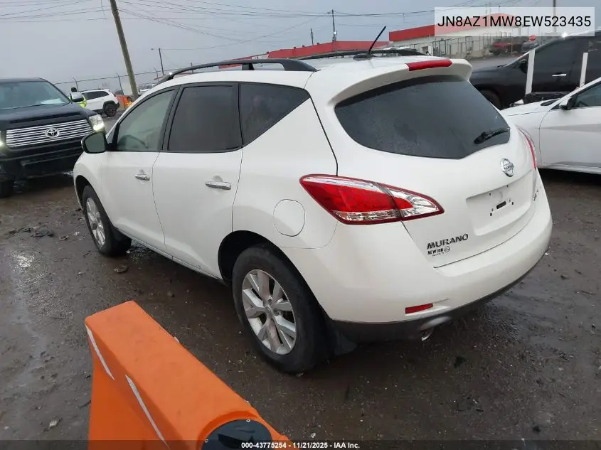 JN8AZ1MW8EW523435 2014 Nissan Murano Sl