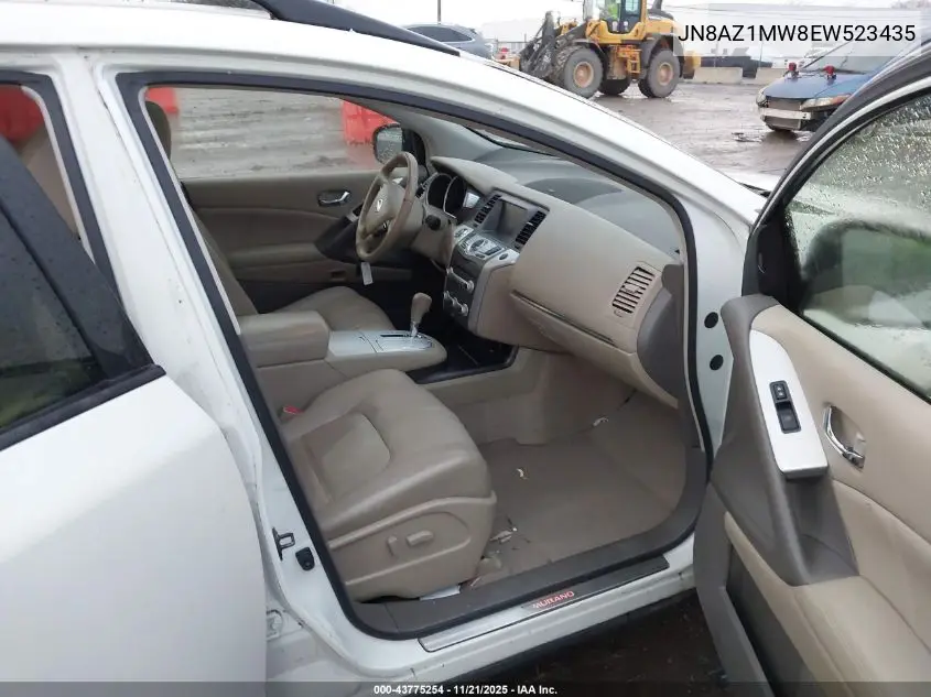 JN8AZ1MW8EW523435 2014 Nissan Murano Sl