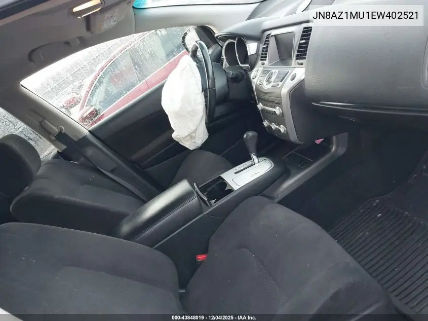 JN8AZ1MU1EW402521 2014 Nissan Murano Sv