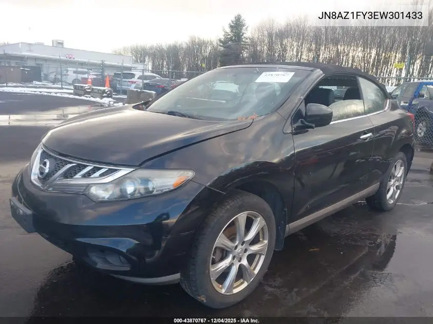 JN8AZ1FY3EW301433 2014 Nissan Murano Crosscabriolet