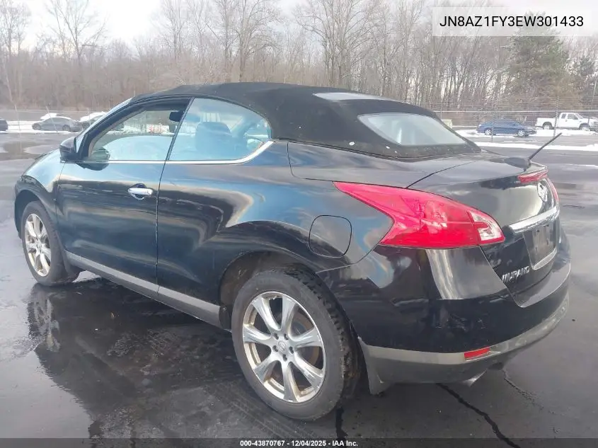 JN8AZ1FY3EW301433 2014 Nissan Murano Crosscabriolet