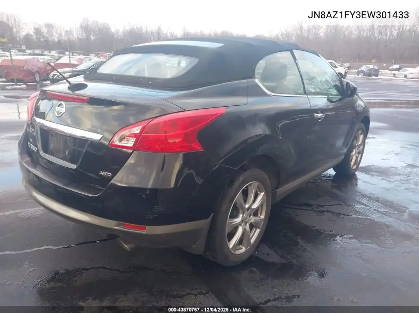 JN8AZ1FY3EW301433 2014 Nissan Murano Crosscabriolet