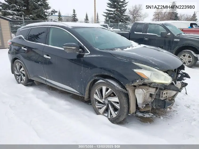 5N1AZ2MH4FN223980 2015 Nissan Murano S/Sl/Sv/Platinum