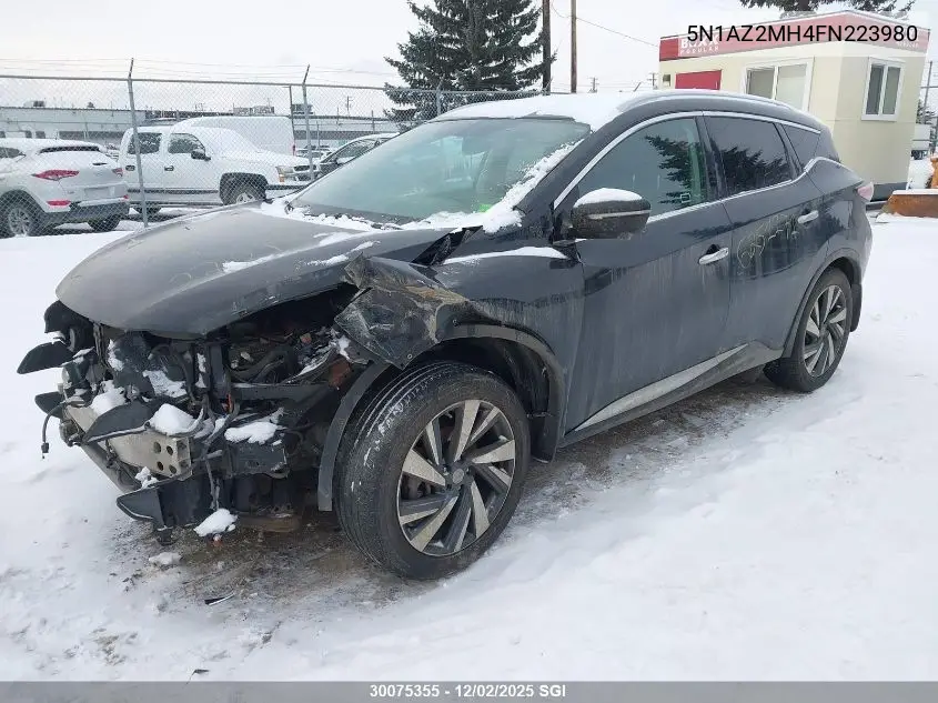5N1AZ2MH4FN223980 2015 Nissan Murano S/Sl/Sv/Platinum
