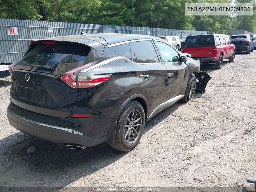 5N1AZ2MH0FN239836 2015 Nissan Murano S