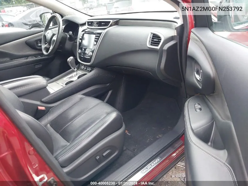 5N1AZ2MG0FN253792 2015 Nissan Murano S/Sl/Sv/Platinum